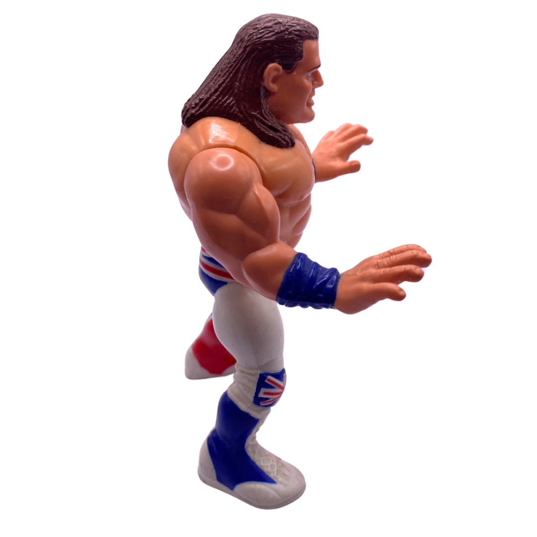 WWF The British Bulldog Wresting Action Figure Hasbro working action 330