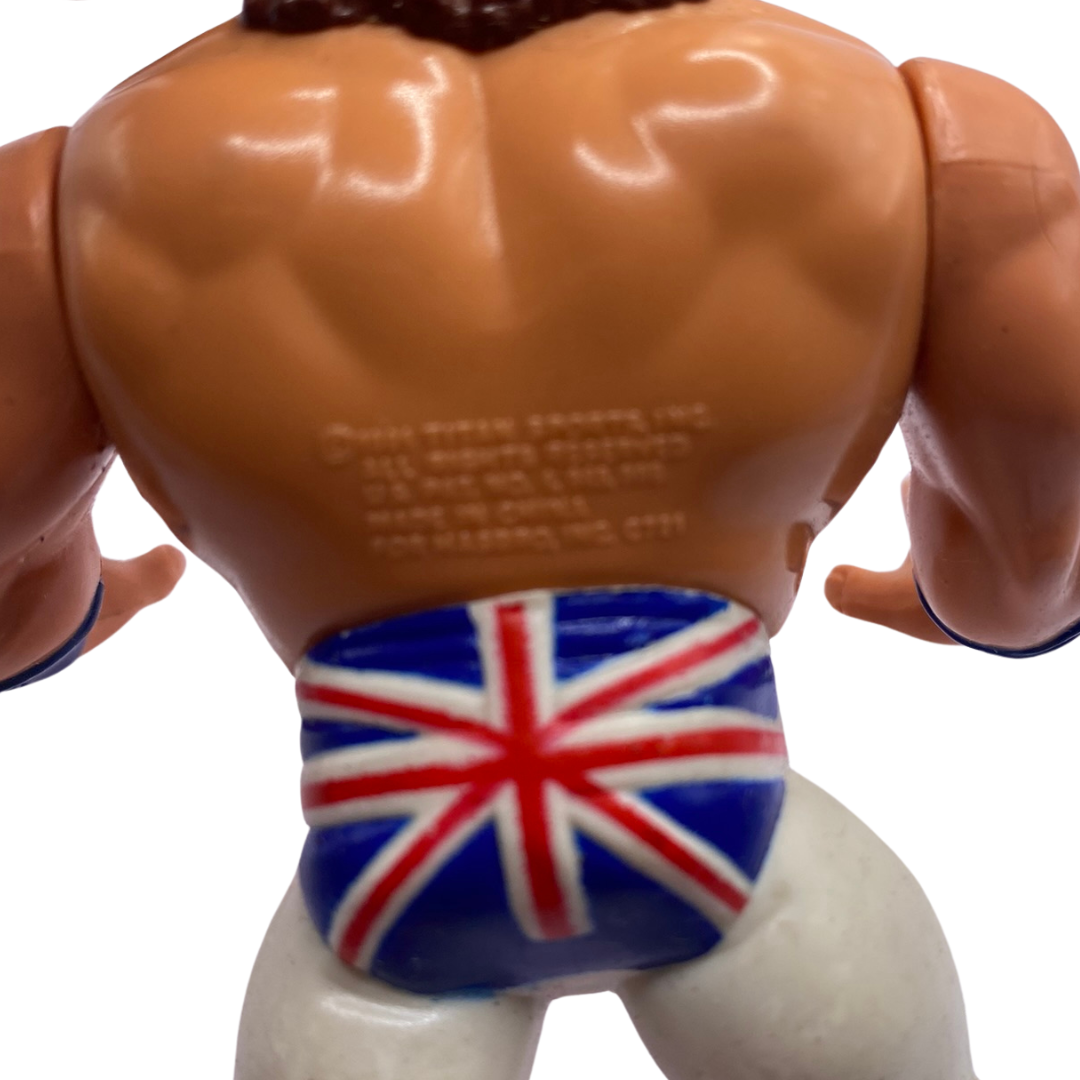 WWF The British Bulldog Wresting Action Figure Hasbro working action 330