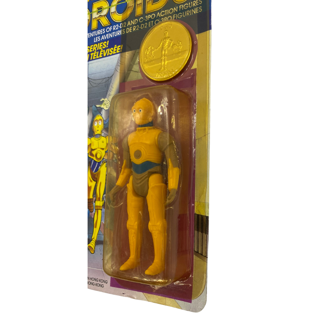 Vintage Star Wars Droids C3PO figure MOC unpunched