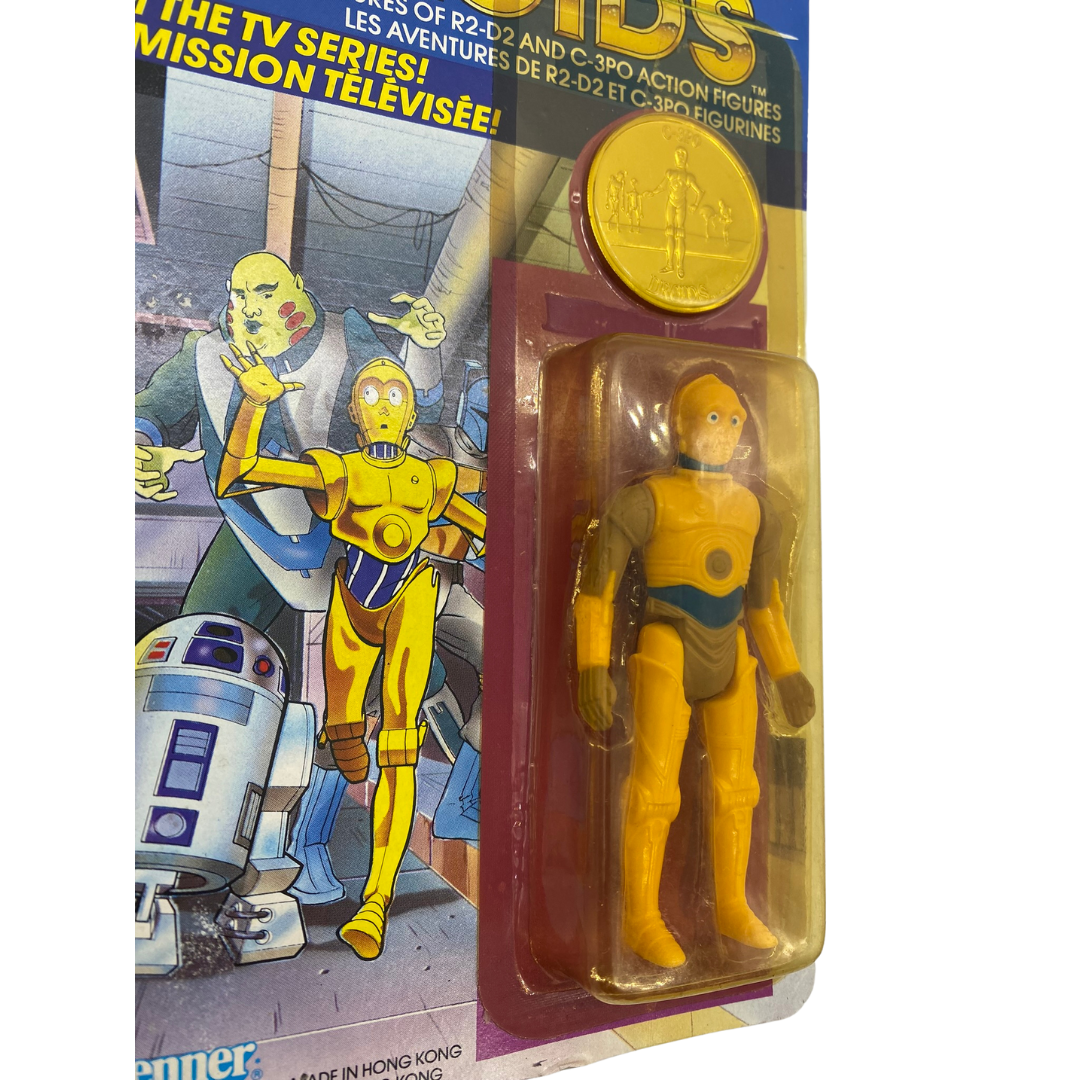 Vintage Star Wars Droids C3PO figure MOC unpunched