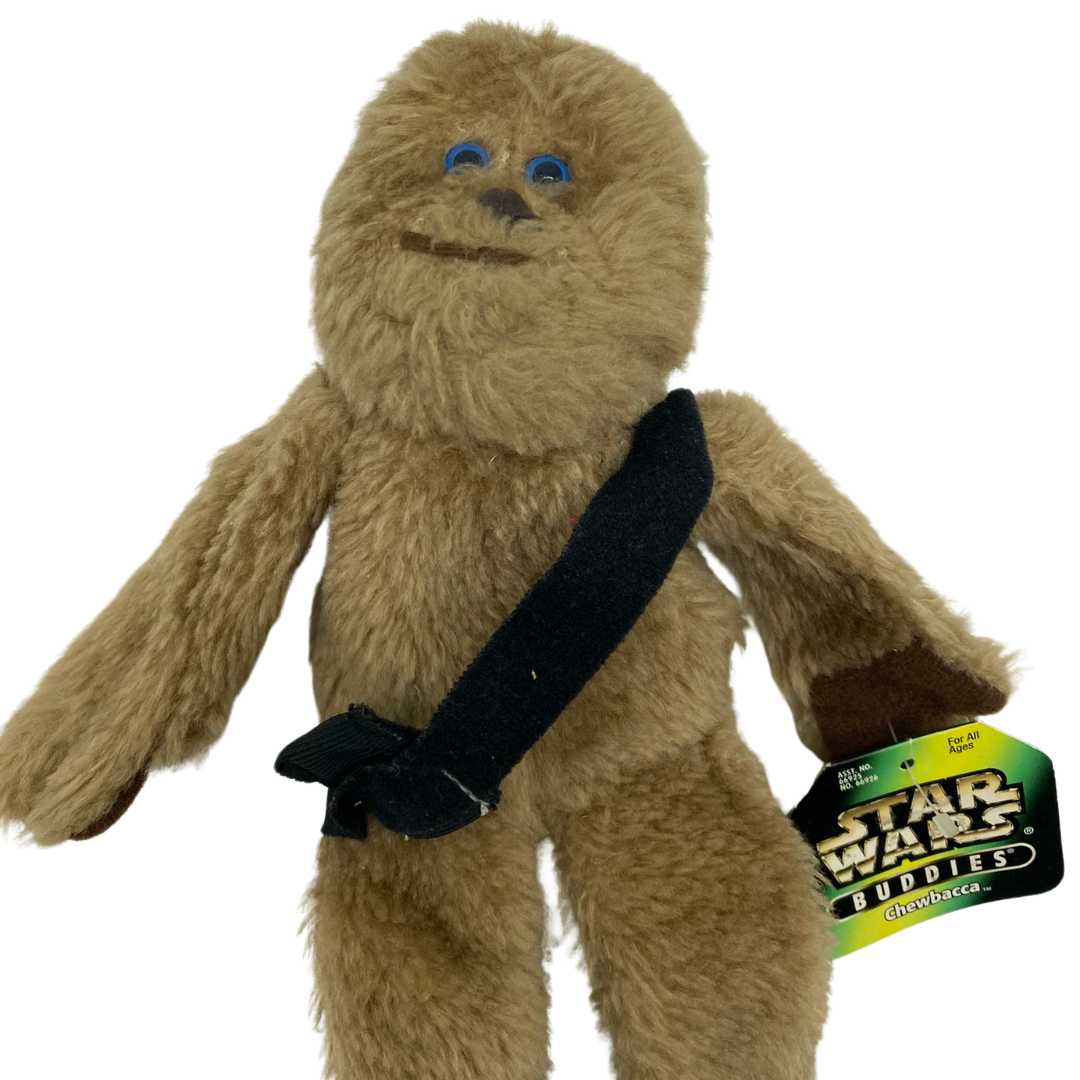 Vintage Star Wars Chewbacca buddies 1997 plush by Kenner