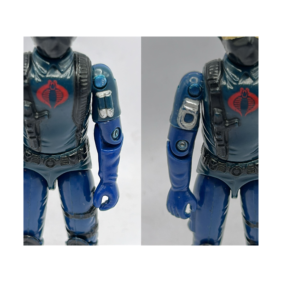 GI Joe, Action Force Cobra Trooper figure good logo 572B