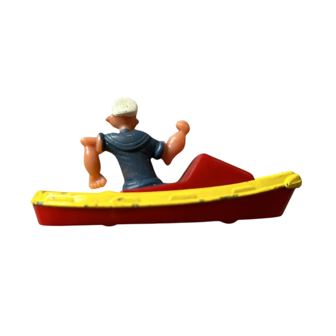 Vintage Corgi Popeye in a boat rare diecast vintage Classic