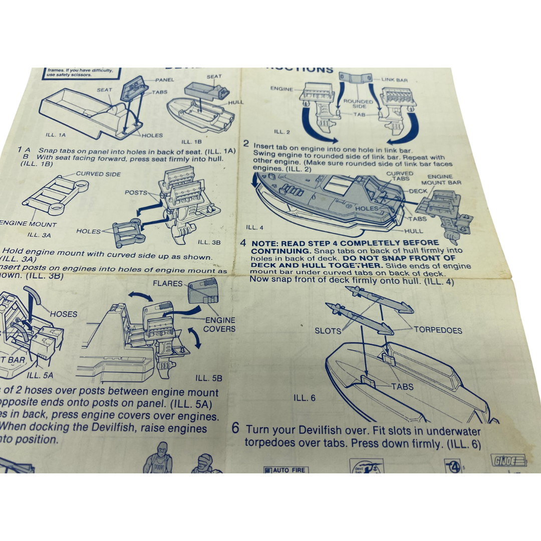 GI Joe Devilfish instructions 321-2