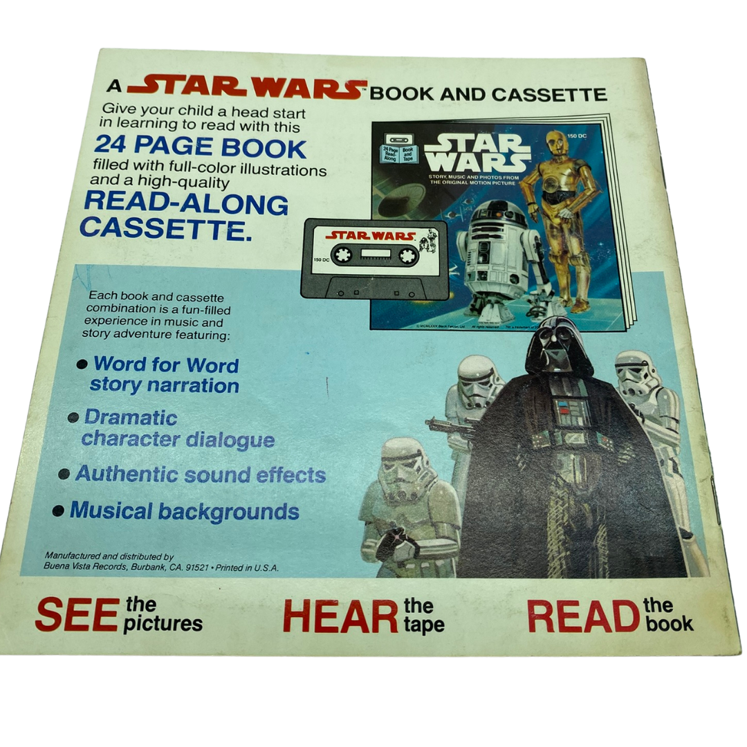 Star Wars A New Hope read along tape book