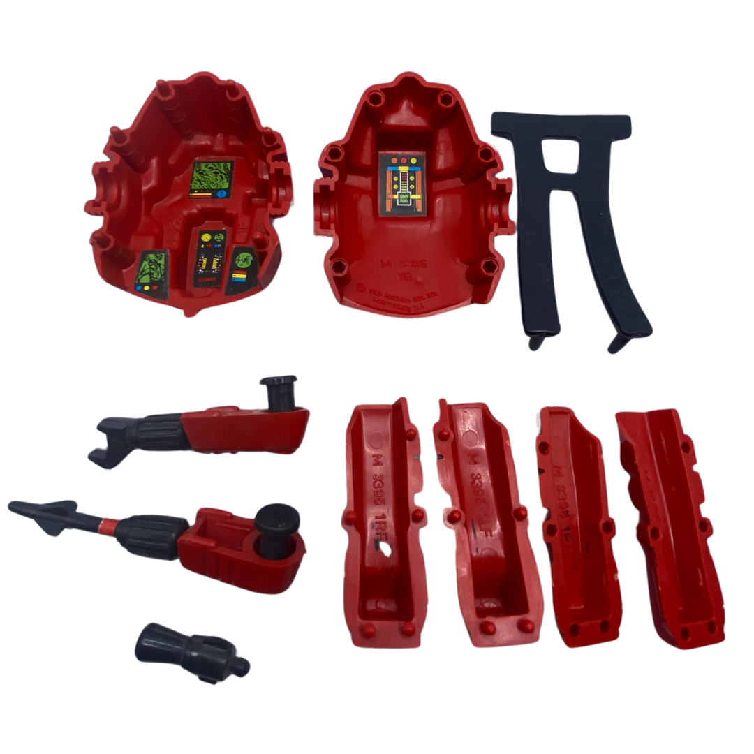 Action Force Red Shadows Escape Armour near complete by Palitoy 221A