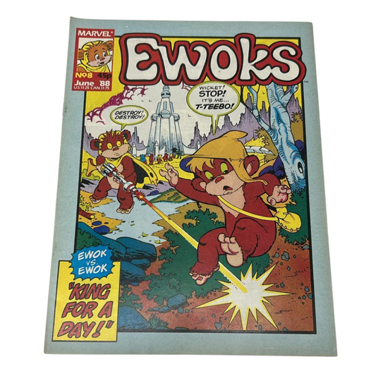 Star Wars Ewoks comic #8 King For A Day June 1988