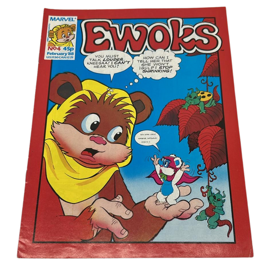 Star Wars Ewoks comic #4 February 1988 number four