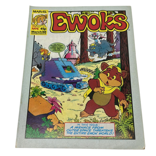 Star Wars Ewoks comic #5 March 1988 number five