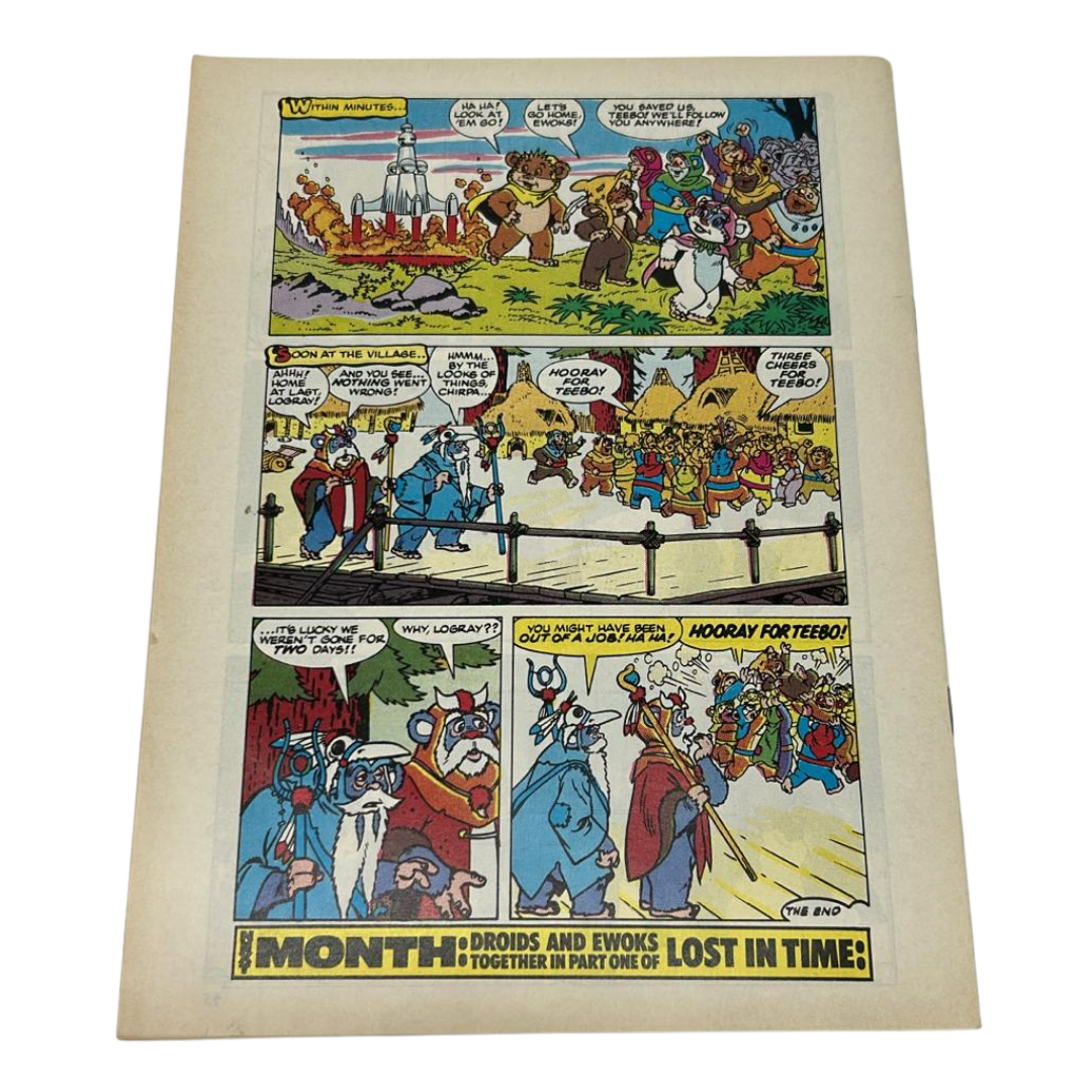 Star Wars Ewoks comic #8 King For A Day June 1988
