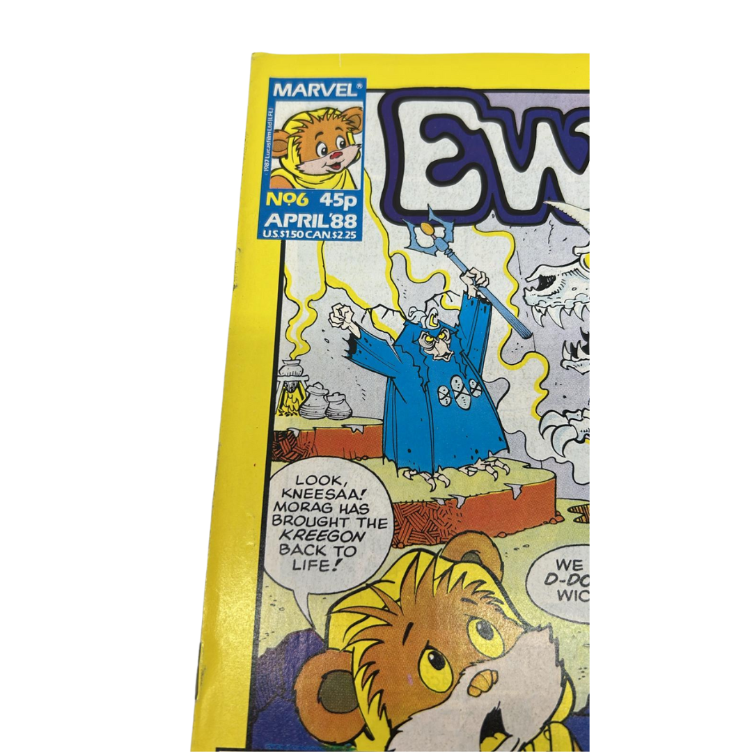 Star Wars Ewoks comic #6 April 1988 number six