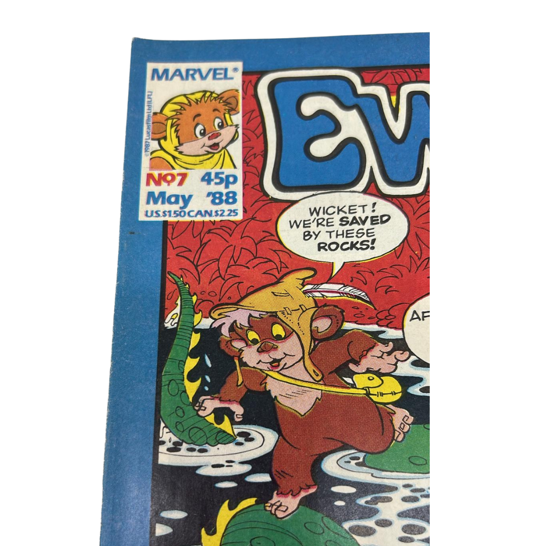 Star Wars Ewoks comic #7 May 1988 number seven The Valley Of Evil