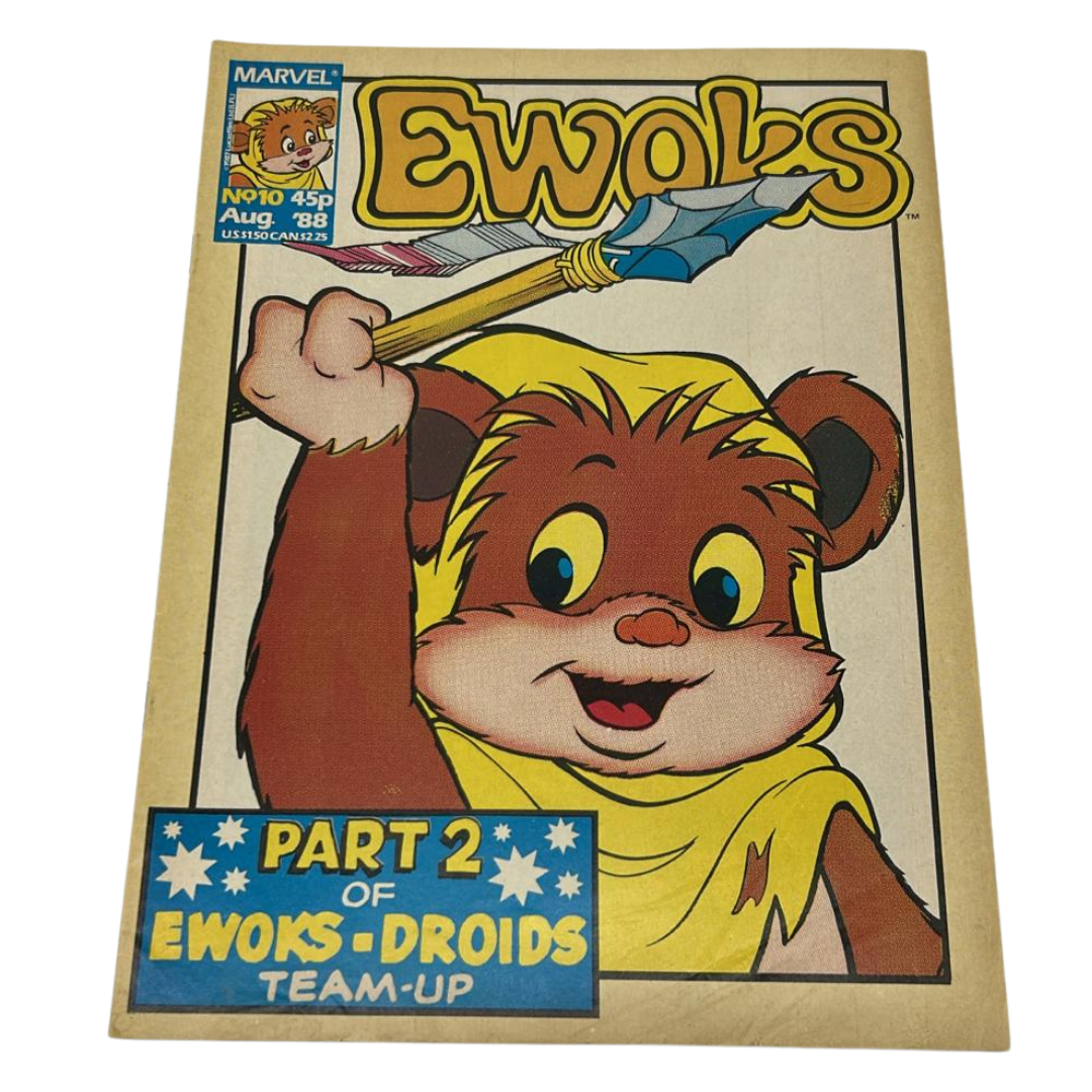 Star Wars Ewoks comic #10 August 1988 number ten Droids Crossover part two