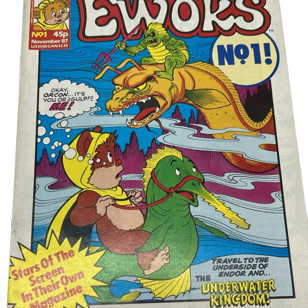 Star Wars Ewoks comic #1 November 1987 number one Underwater Kingdom