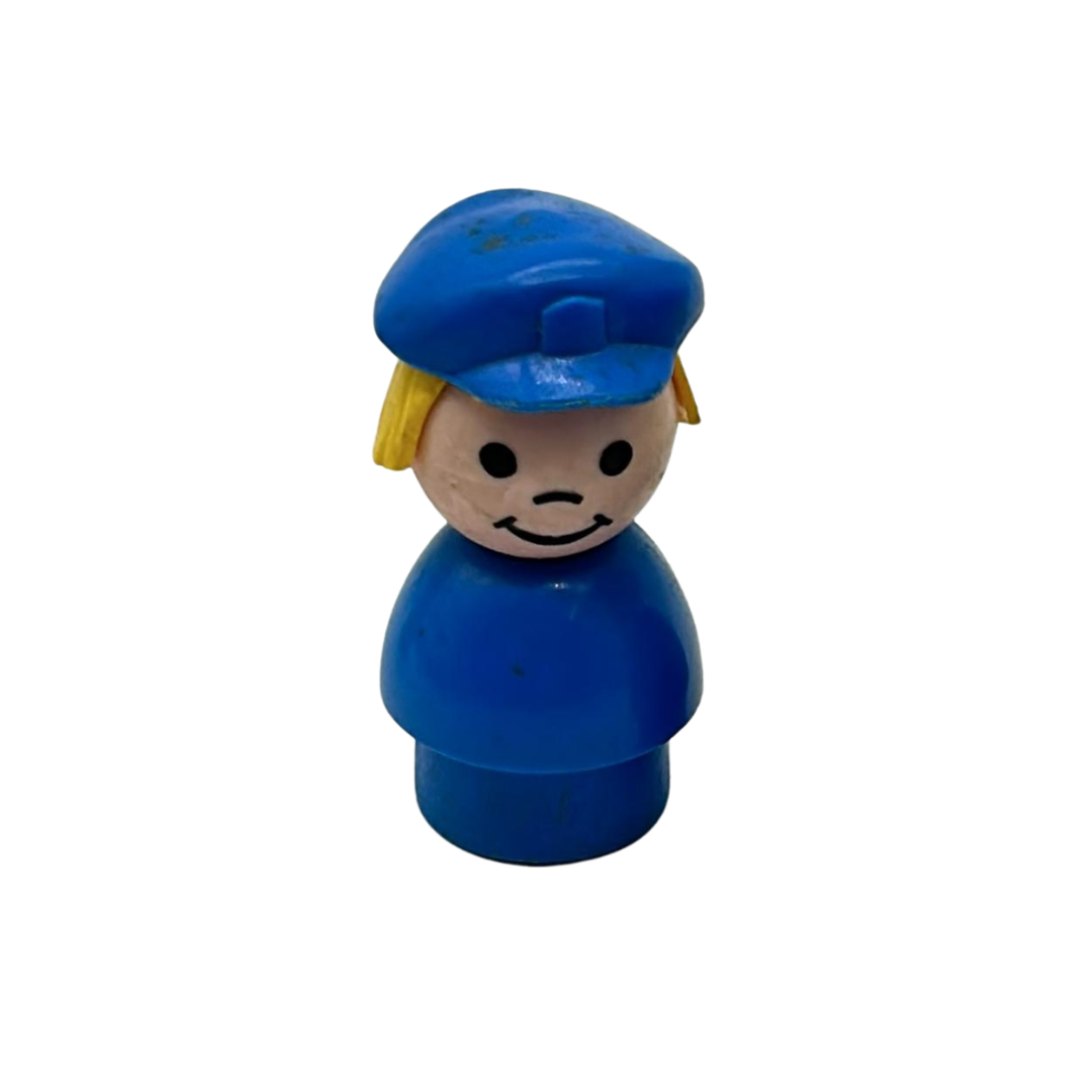 Vintage Fisher-Price Little People Airport Stewardess / Pilot figure