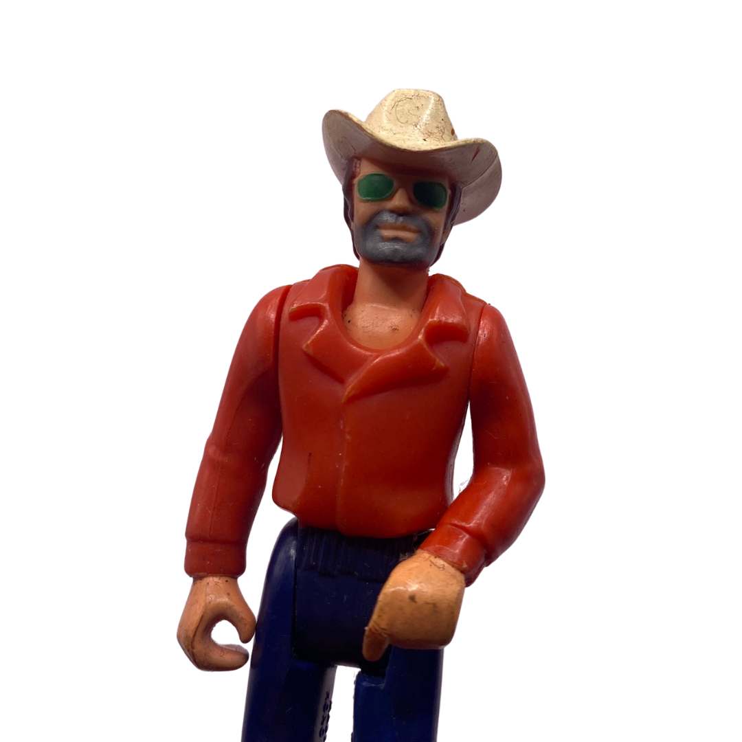 Fisher Price Adventure People 1974 Cowboy from Dune Buster red version 693