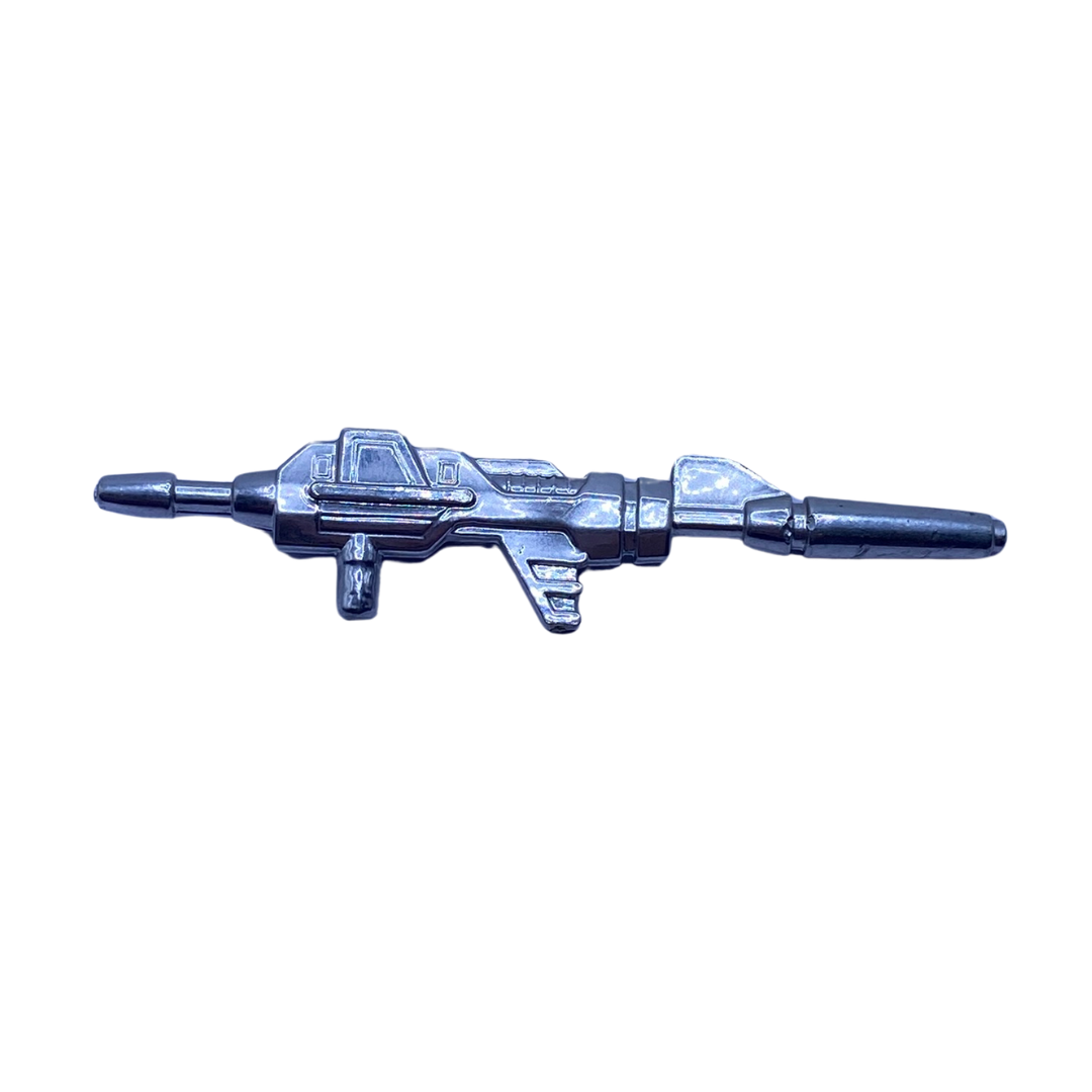 Transformers G1 Mirage gun part Autobot good silver chrome 265