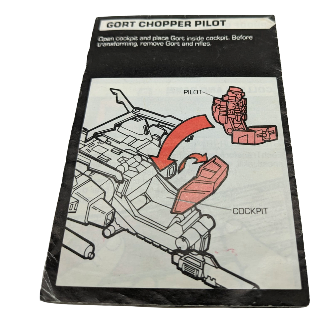 Transformers G1 Highbrow Headmaster instructions