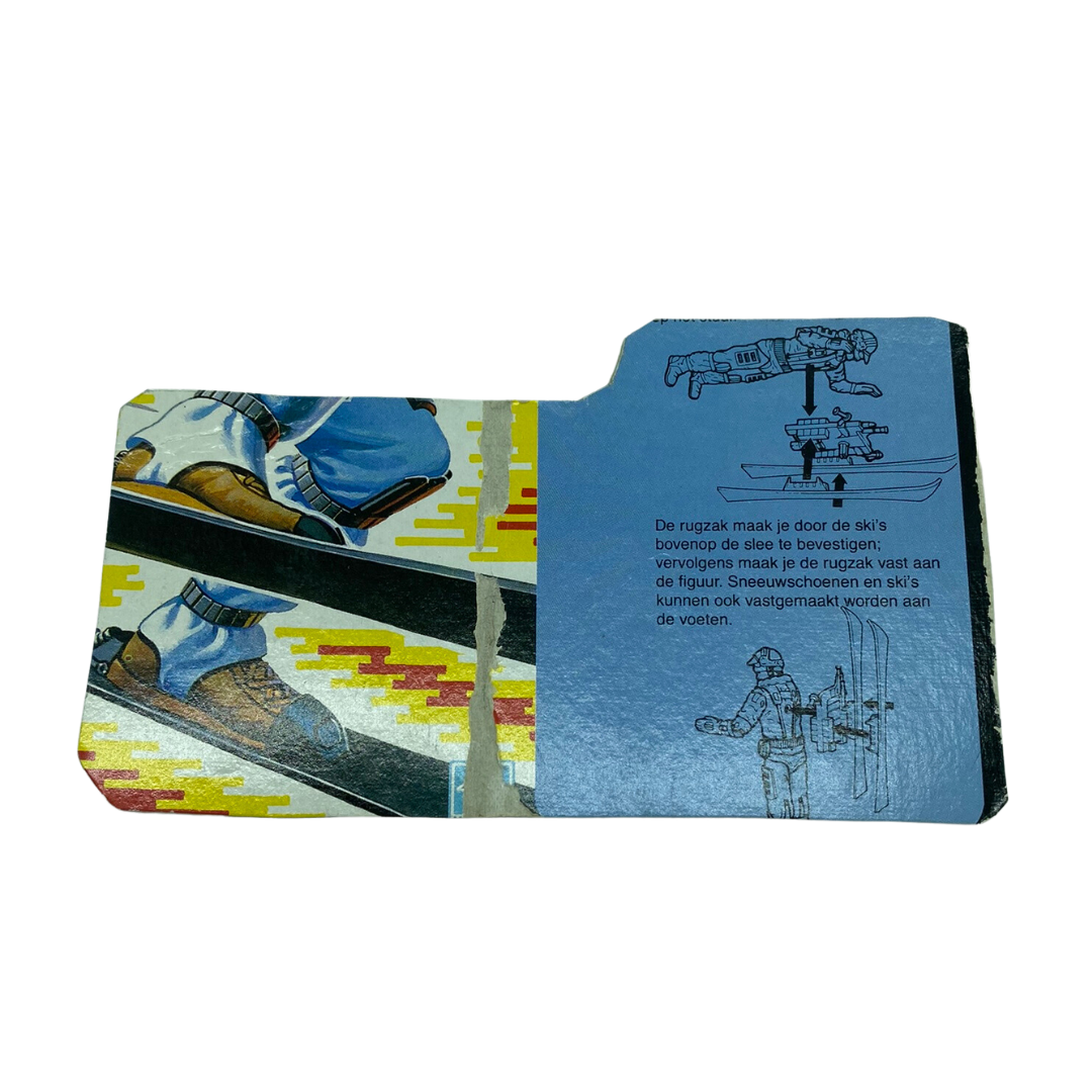 Action Force GI Joe Blizzard Dutch file card Sneeuwstorm
