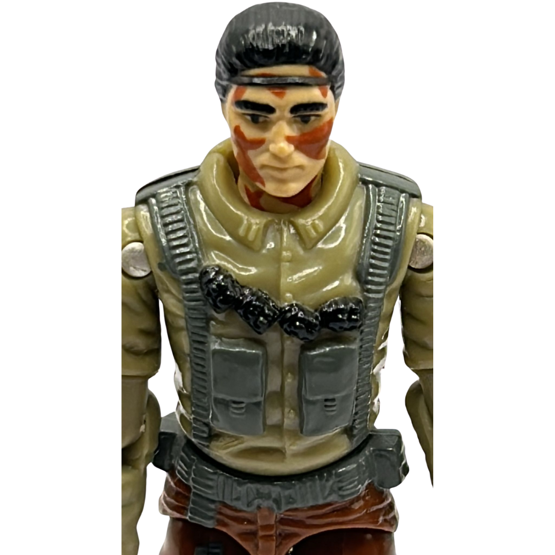 GI Joe, Action Force Bullhorn figure complete & with filecard Vintage Hasbro 66