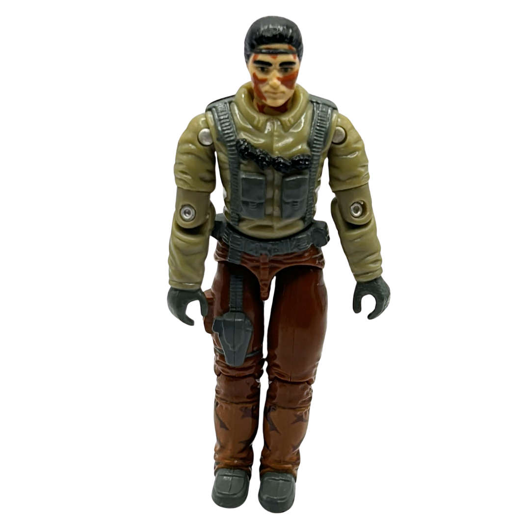 GI Joe, Action Force Bullhorn figure complete & with filecard Vintage Hasbro 66