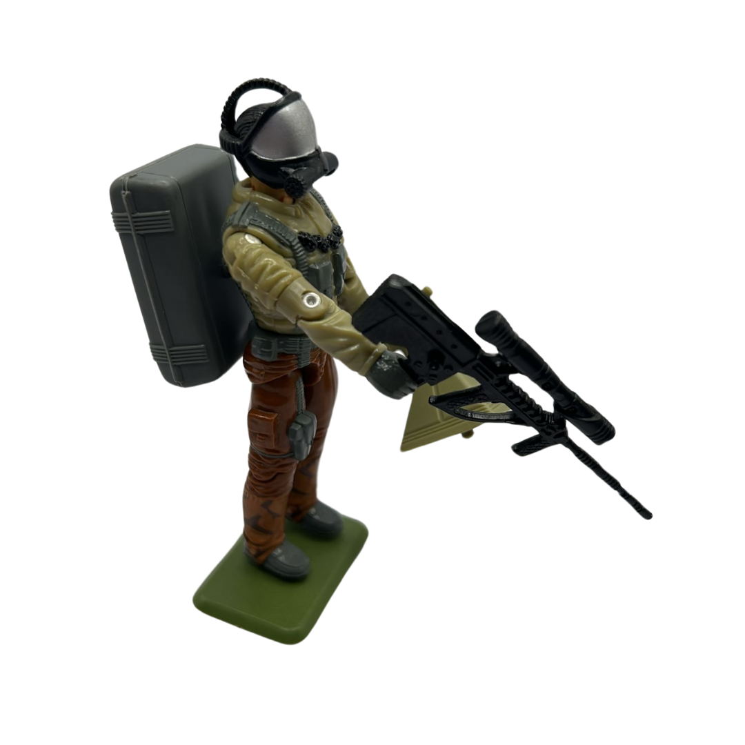 GI Joe, Action Force Bullhorn figure complete & with filecard Vintage Hasbro 66