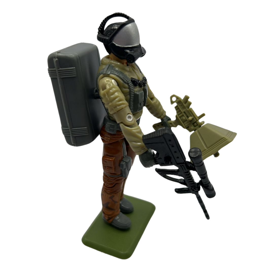 GI Joe, Action Force Bullhorn figure complete & with filecard Vintage Hasbro 66