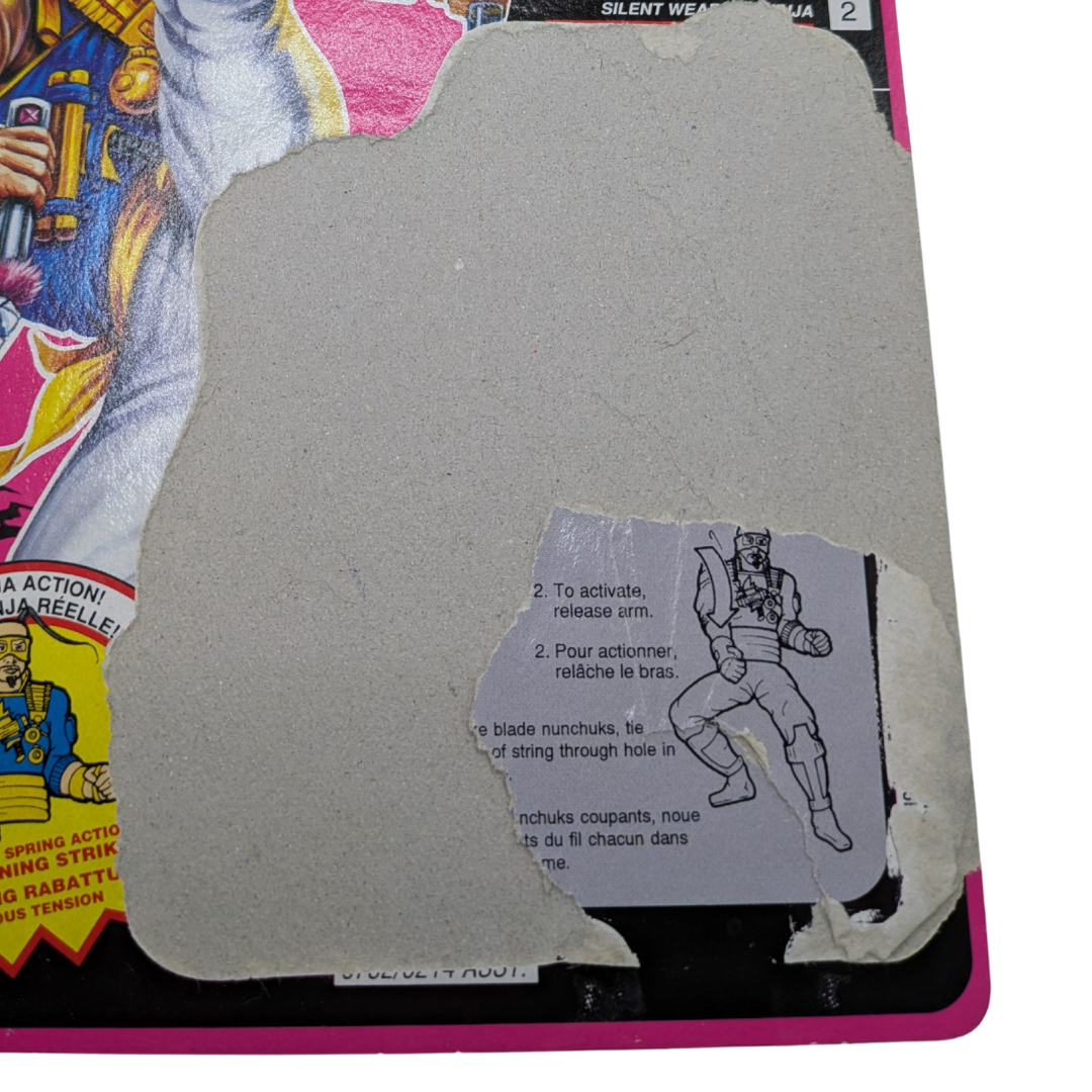 GI Joe, Action Force Dojo cardback / filecard