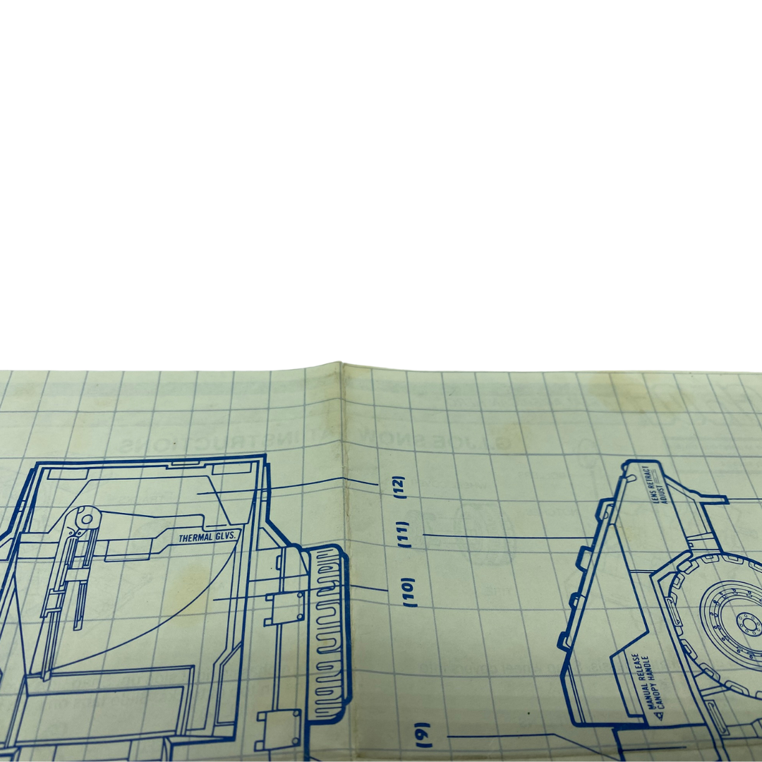 GI Joe Snowcat instructions blueprints Snow Cat U.S. version 321-2