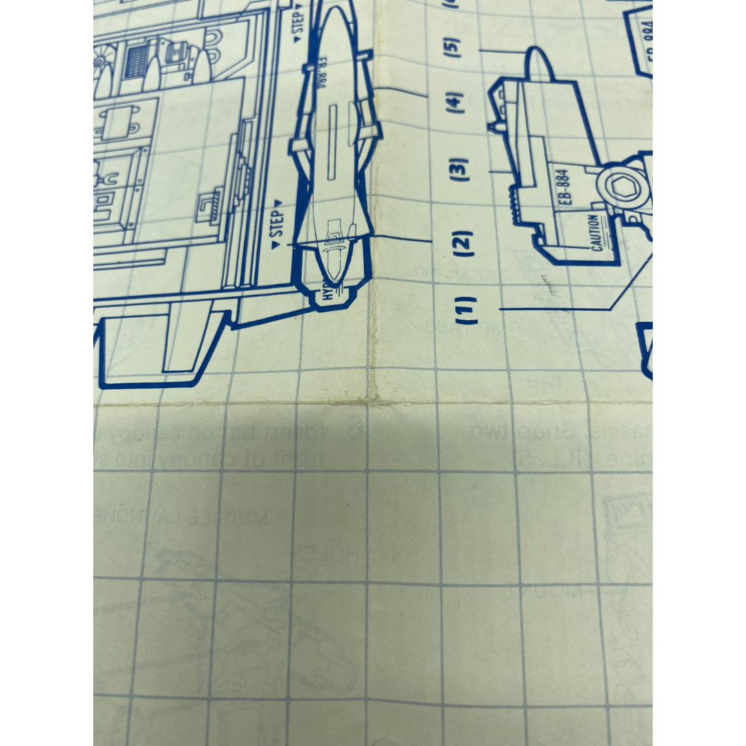GI Joe Snowcat instructions blueprints Snow Cat U.S. version 321-2