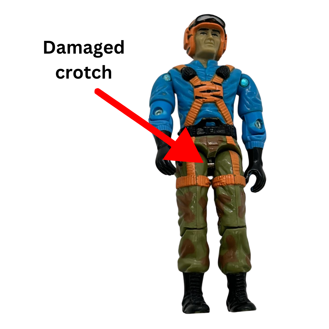 GI Joe, Action Force Tiger Force Hit and Run European Exc broken crotch 191A