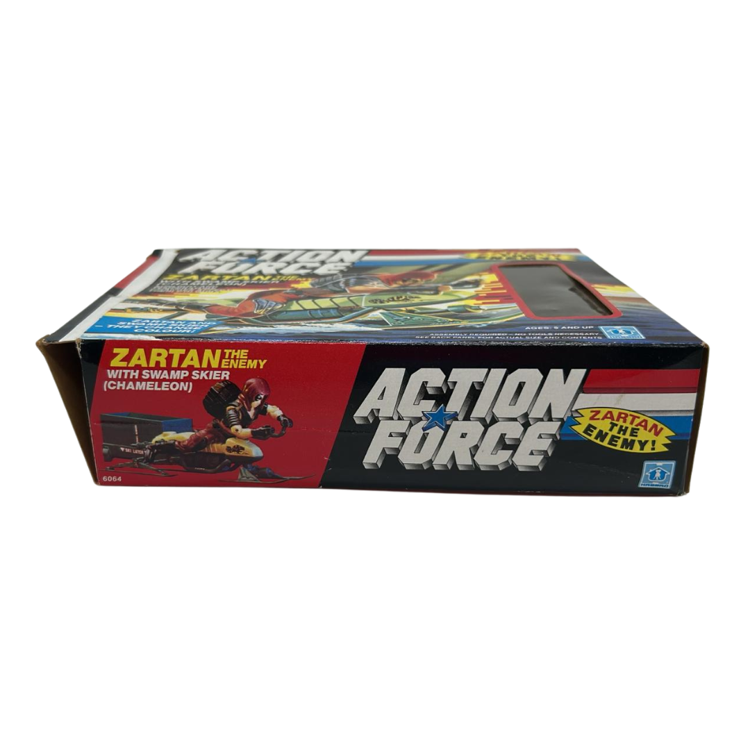 GI Joe, Action Force Swamp Skier / Chameleon & Zartan boxed with insert