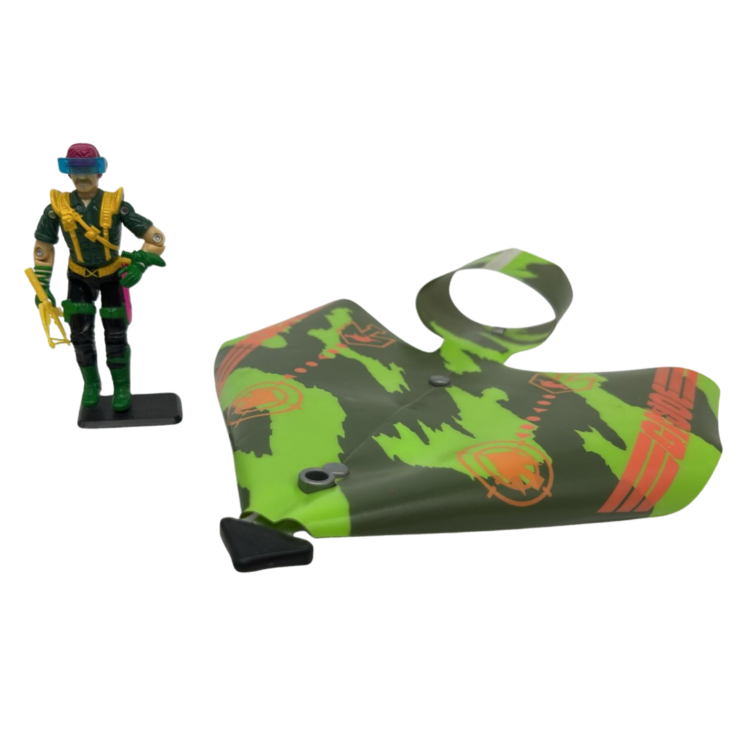 GI Joe, Action Force Skymate complete figure with glider boomerang included 347