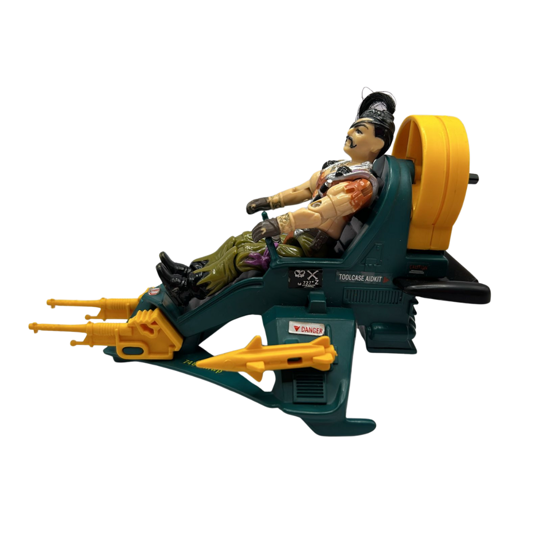 GI Joe, Action Force Zanzibar with Air Skiff near complete (undamaged skiff) 97