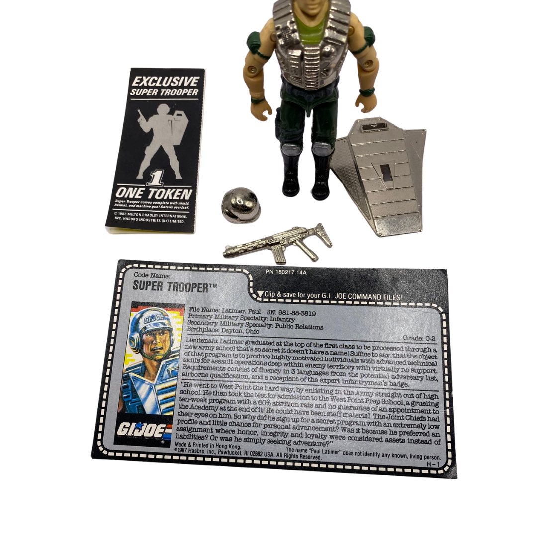 G.I.Joe, Action Force Super Trooper figure complete, mail away vintage 27A