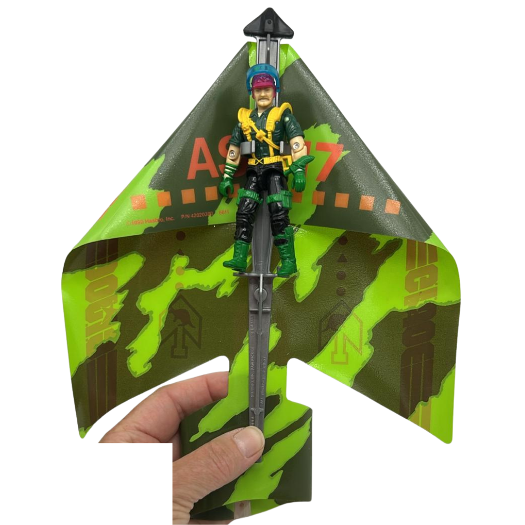 GI Joe, Action Force Skymate complete figure with glider boomerang included 347