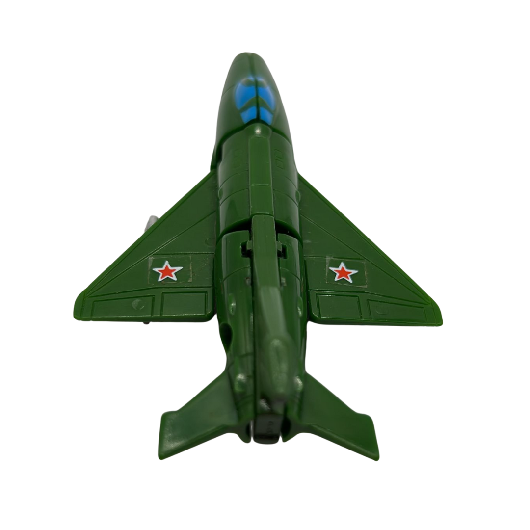 GobotsGreen Gunnyr Jet Plane figure 1985 Robo Machines 396