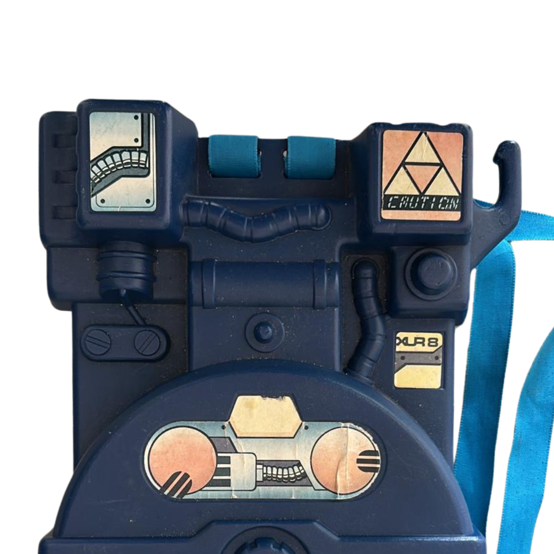The Real Ghostbusters vintage Proton Pack back pack from 1984 with straps