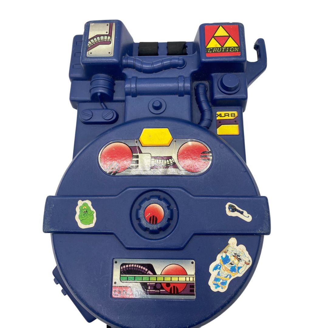 The Real Ghostbusters vintage Proton Pack back pack from 1984 with straps 990