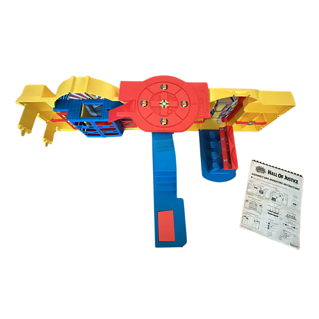 Super Powers Hall Of Justice by Kenner complete with instructions very nice