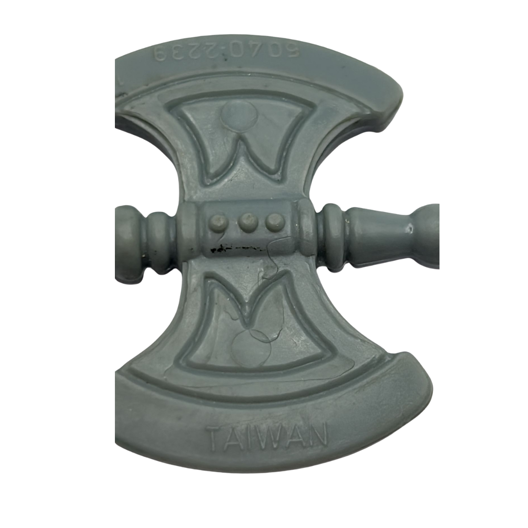 He-Man axe part vintage 1980s, MOTU Masters Of The Universe, Taiwan 877