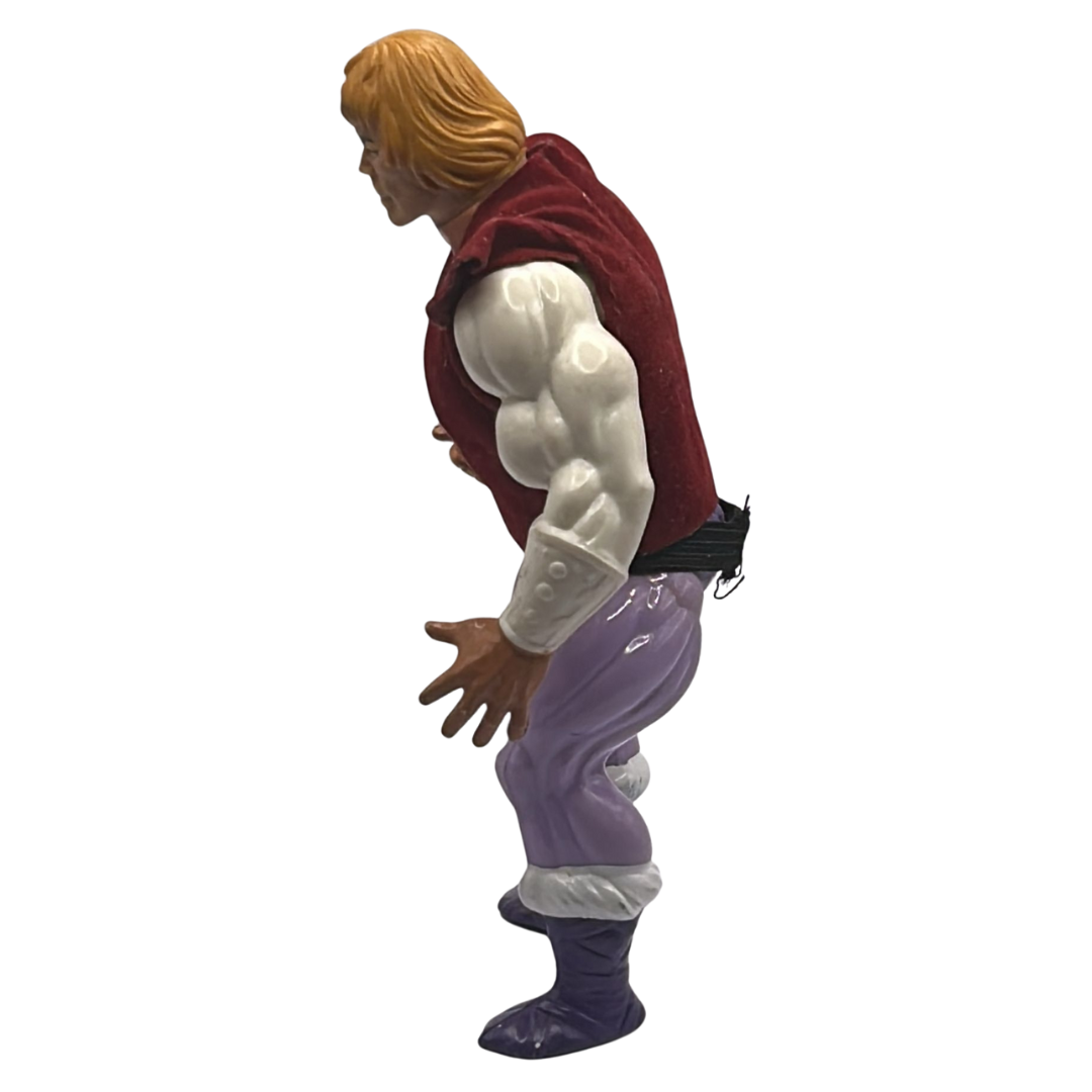 He-Man Prince Adam complete figure sword, orig belt & jacket Taiwan MOTU 754