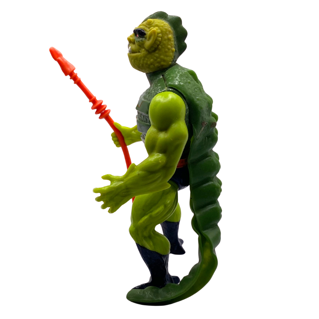 He-Man Whiplash working mechanism and complete with spear heman 798