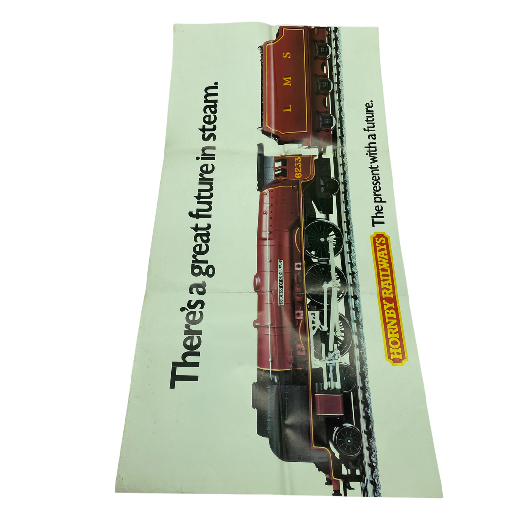 Hornby Railways Theres a Great Future In Steam / poster/ shop display