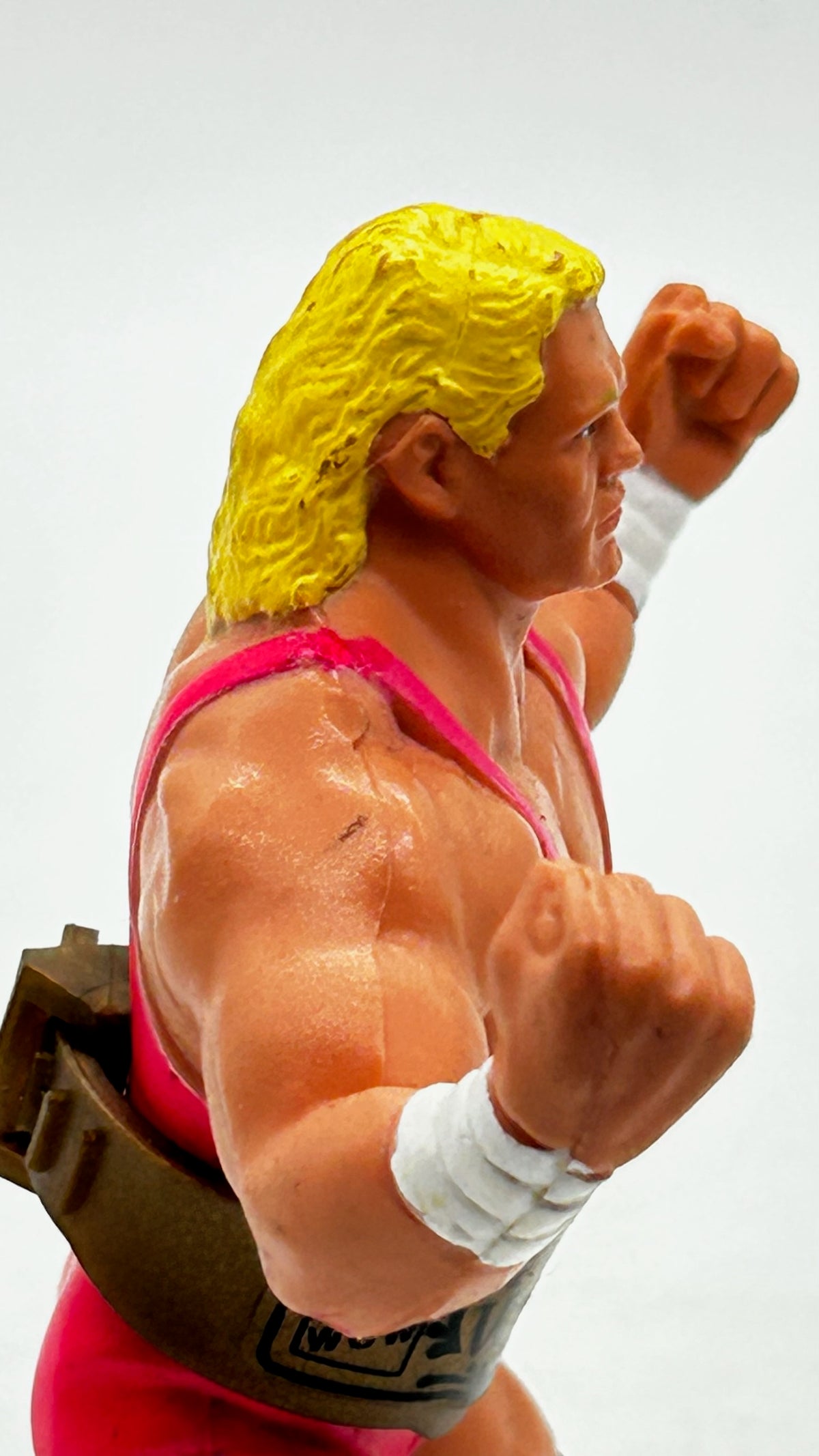 WCW Sid Vicious original figure pink variant with belt by Galoob 67