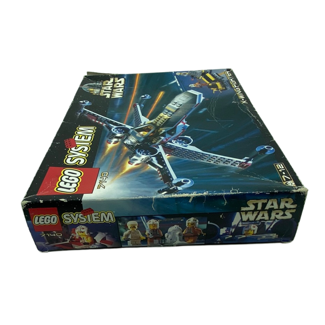 Lego Star Wars X-Wing 7140 99% complete boxed Minifigures Luke Biggs R2D2