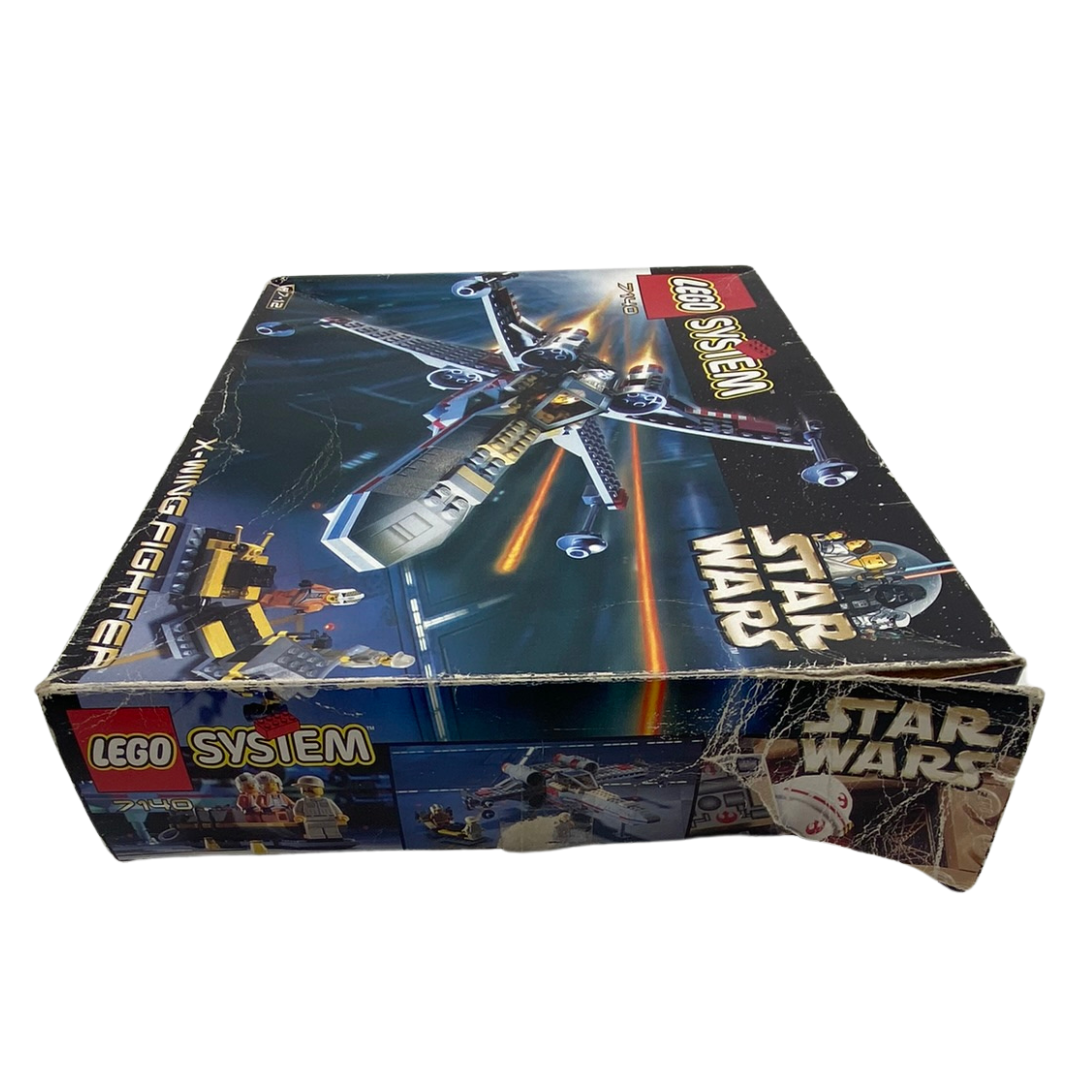 Lego Star Wars X-Wing 7140 99% complete boxed Minifigures Luke Biggs R2D2