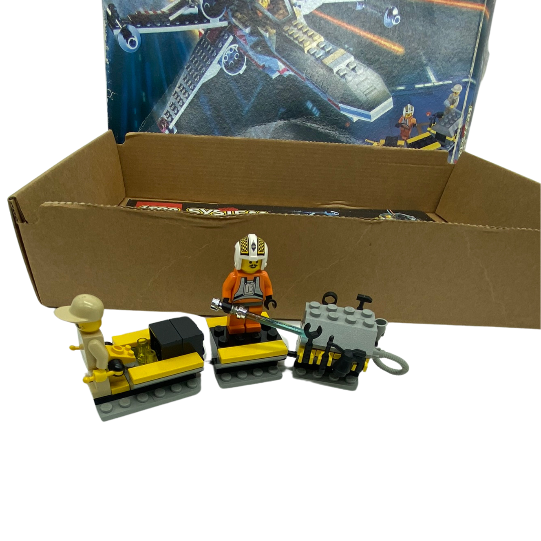 Lego Star Wars X-Wing 7140 99% complete boxed Minifigures Luke Biggs R2D2