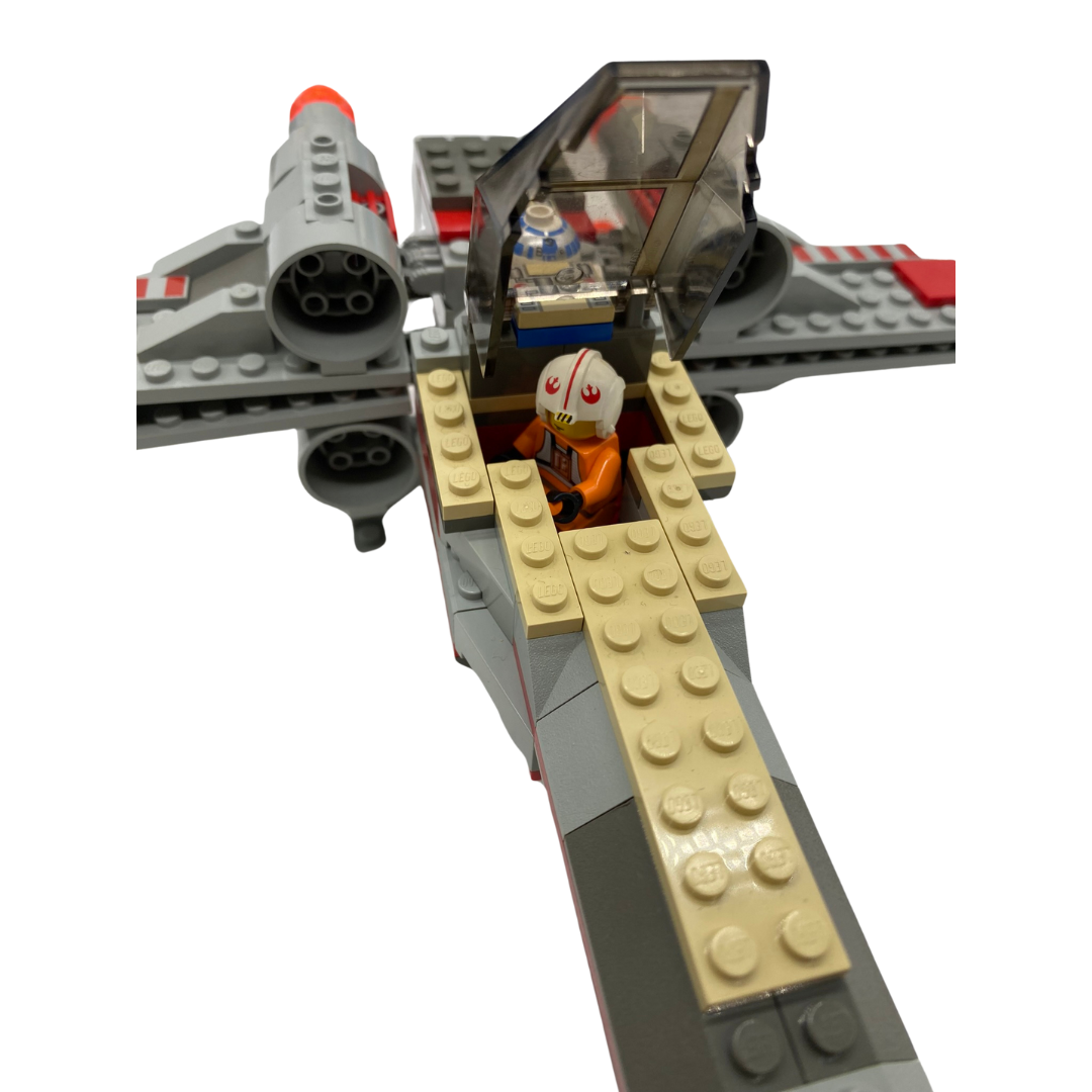 Lego Star Wars X-Wing 7140 99% complete boxed Minifigures Luke Biggs R2D2