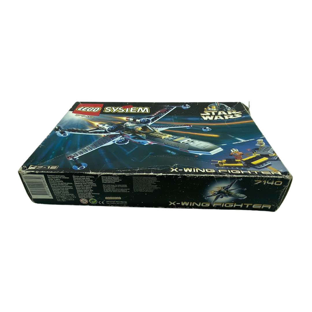 Lego Star Wars X-Wing 7140 99% complete boxed Minifigures Luke Biggs R2D2